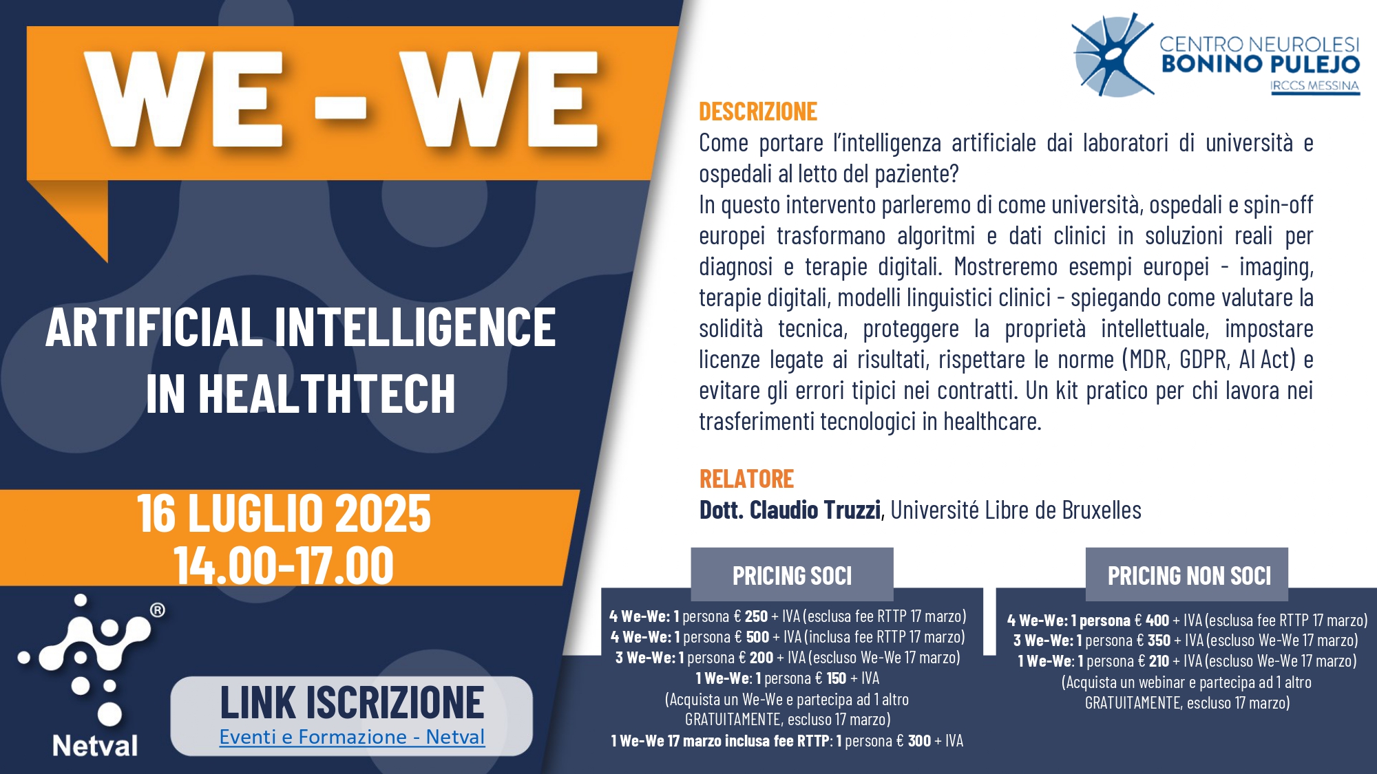 WE-WE - Artificial Intelligence in Healthtech