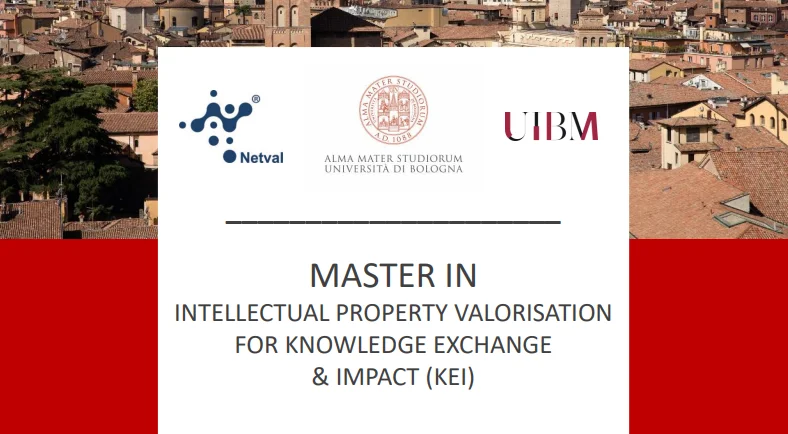 Master in Intellectual Property Valorisation for Knowledge Exchange and Impact