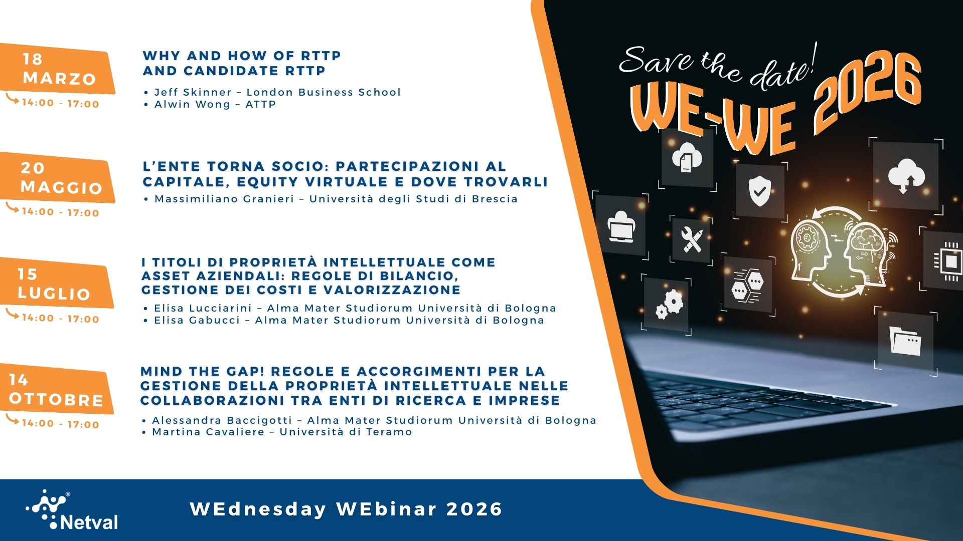 SAVE THE DATE! WEdnesday WEbinar 2026