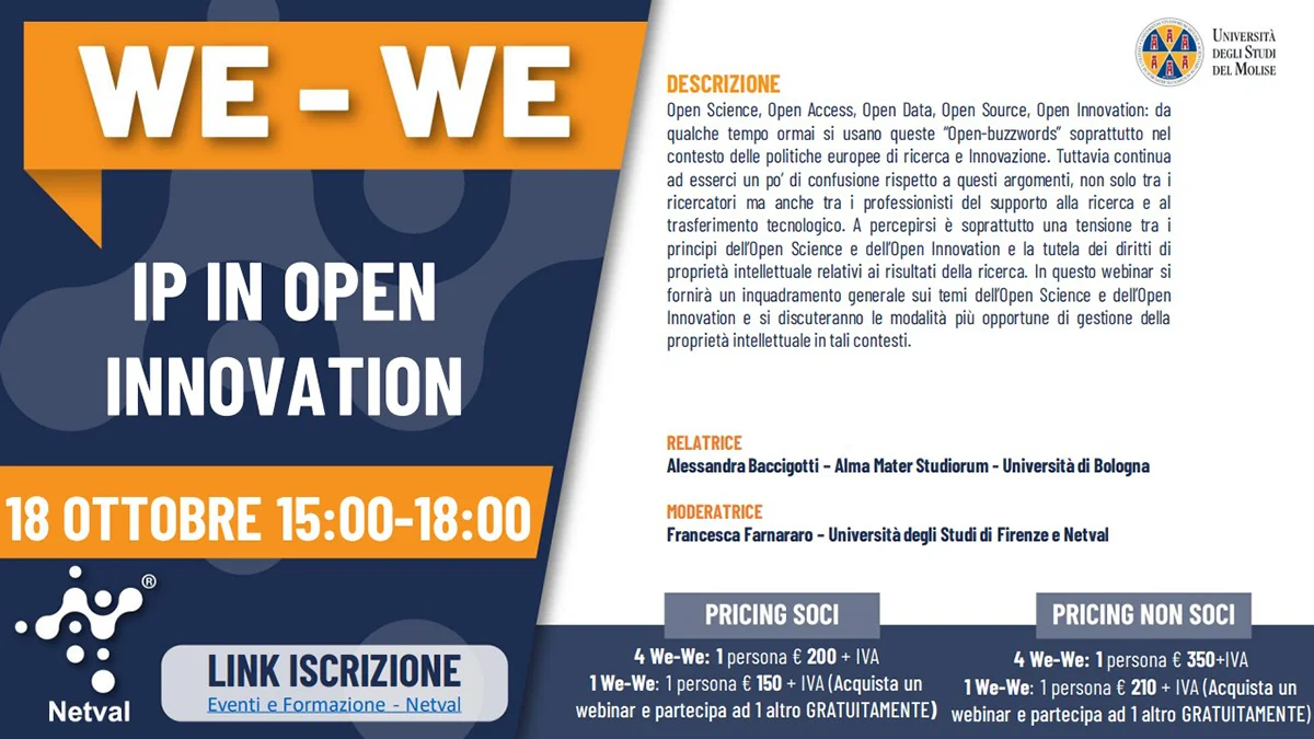 WE-WE - "IP in Open Innovation"